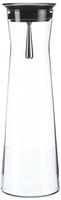 Simax 220-11001 Karaffe aus Glas, 1,1L mit Spout Edelstahl/Kunststoff, silber (1