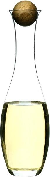 Sagaform Oval Oak Wein-/Wasserkaraffe 1L