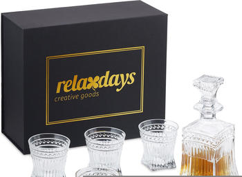 Relaxdays Whisky-Karaffe 500 ml - 5-teilig - 10037949