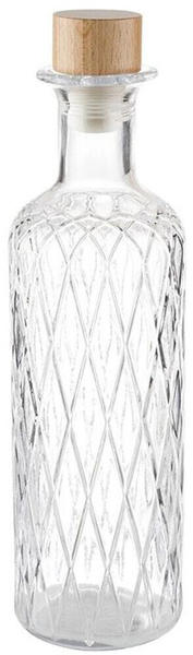 APS Glaskaraffe DIAMOND 0,8 Liter glasklar