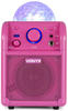 Vonyx SBS50 Bluetooth Party Speaker with LED Ball (Pink)