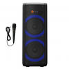 N-Gear Let's Go Party 72 Portable Speaker with Disco Lights + Microphone