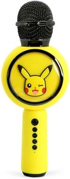 OTL Pokemon Pikachu Karaoke-Mikrofon mit kabellosem Lautsprecher und LED-Leuchten (PK1206)
