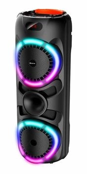 Denver BPS-459 Bluetooth Lautsprecher Schwarz AUX, USB, SD, Karaoke mit Mikrofon (BPS-459)