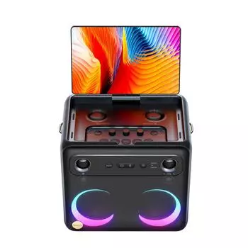 Ikarao Karaokebox Break X2 10" Touchscreen mit 2 Mikrofonen PA Lautsprecher Schwarz (IKARAO-X2)