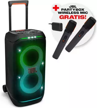 JBL PartyBox Stage 320 Black + Mikrofon-Set