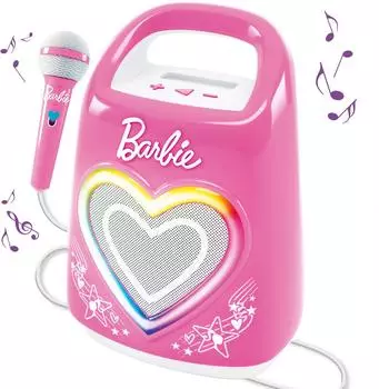 Lisciani Barbie Partymaker Lautsprecher mit Mikrofon und Bluetooth (104475)