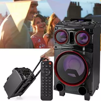 Nedis Party-Lautsprecher Bluetooth 120W 6,5Std. (SPPT800BK)