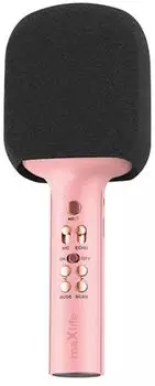 Forever MaxLife MXBM-600 Bluetooth-Mikrofon mit Lautsprecher 3W 1200mAh rosa (MXBM-600)
