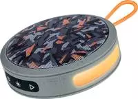 Bigben PARTY Nano Bluetooth-Speaker 15W BT5.0 TWS IP54 LED camo grau/orange