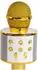 Denver KMS-20G Karaoke-Mikrofon mit Bluetooth-Lautsprecher, 5W, gold (KMS-20G)