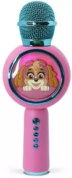 OTL PAW Patrol Skye Karaoke-Mikrofon mit kabellosem Lautsprecher und LED-Lichtern (PAW310)