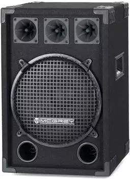 McGrey DJ-1222 PA-Lautsprecher 2-Wege 12" Subwoofer 300W RMS (00032795)