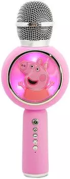 OTL Peppa Pig POPSING Karaoke-Mikrofon mit kabellosem Lautsprecher, LED, rosa (PP1208)