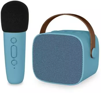 imoshion Kids Karaoke-Set Lautsprecher & Mikrofon, soft blue (SH00072699)