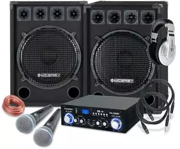 McGrey Party-2500 DJ-Karaoke-Komplettset 1600W Bluetooth (00040456)