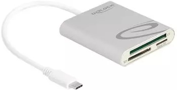 DeLock Card Reader USB Type-C f&uuml;r Compact Flash, SD oder Micro SD (91005)