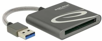 DeLock USB 3.0 Kartenleser für CFast 2.0 Anthrazit/Grau (91525)
