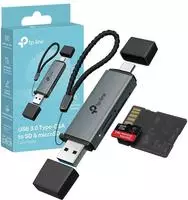 TP-LINK Adapter USB3.0 Typ-C & Typ-A> SD+microSD 3.0 UA430D - Hub - USB 3.0