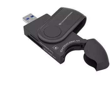 Conceptronic BIAN04B 4-in-1-USB-3.0-Kartenleser, SD/SDHC/SDXC, Micro SD (BIAN04B)