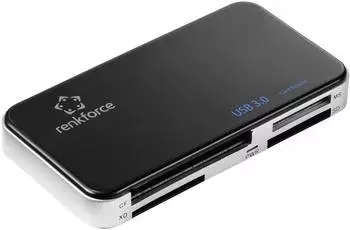 Renkforce RF-PCR-350 Externer Speicherkartenleser USB 3.0, schwarz (RF-5173664)