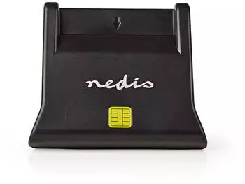 Nedis SmartMedia-Kartenleser USB 2.0, schwarz, ABS (CRDRU2SM3BK)