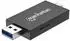 Manhattan USB 3.0 Typ-C/A Kartenlesegerät microSD, SD/MMC (102735)