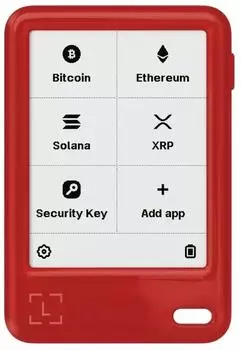 Ledger Nano Gen5 Hardware Wallet rot + Recovery Key (NANOG5-RED-RK-ESDEPTIT)