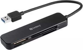 Sandberg USB 3.0 Pocket Card Reader, SD/SDHC/SDXC/MS/MMC (134-32)