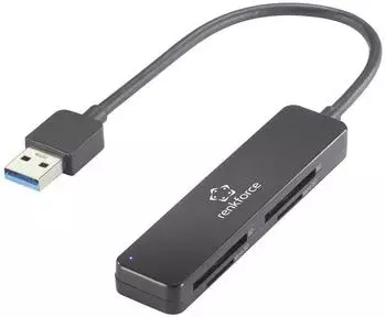 Renkforce RF-PCR-220 Externer Speicherkartenleser USB-A (USB 3.2 Gen 1), schwarz (RF-5151022)