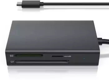 CSL 3-in-1 Kartenleseger&auml;t USB-C, USB 3.2, SD/microSD/CF