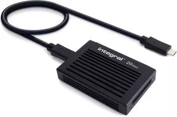 Integral CFexpress Typ B Kartenleser USB-C 20Gbps USB 3.2 Gen 2x2 (INCRUSB3.2CCFER)