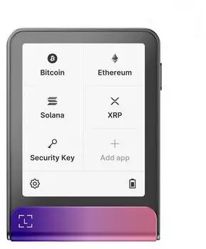 Ledger Flex Krypto-Hardware-Wallet Crimson Magenta mit Recovery Key
