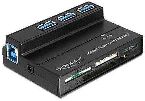DeLock USB 3.0 Hub & Card Reader (91721) Test ❤️ Jetzt ab 37,51 € (November  2021) Testbericht.de