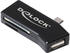 DeLock Micro USB OTG Card Reader + 1 x USB Port