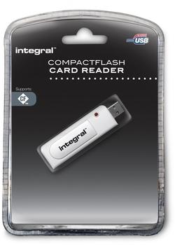 Integral INCRCF USB 2.0 Compact Flash Kartenleser weiß