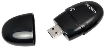 LogiLink Cardreader USB 2.0, Smile Schwarz