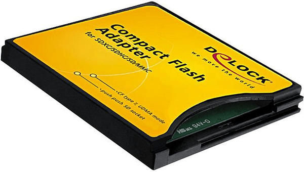 DeLock Compact Flash Adapter für SD / MMC Speicherkarten (61796)