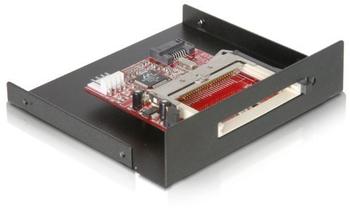DeLock SATA Card Reader 3,5" zu Compact Flash Typ I / II und IBM Micro Drive (91635)
