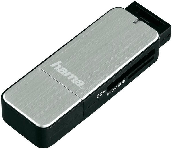 Hama USB-3.0-SD-/microSD Silber