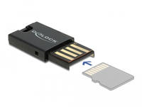 DELOCK USB 2.0 Card Reader f&uuml;r Micro SD Speicherkarten