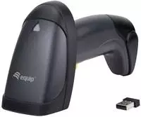 Equip Drahtloser 1D Laser-Barcodescanner, mit St&auml;nder, Tragbares Barcodeleseger&auml;t,