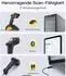 Inateck Barcodescanner Pro8 SE 2D Bluetooth mit Datenübertragungsstation (N6001_BLACK)
