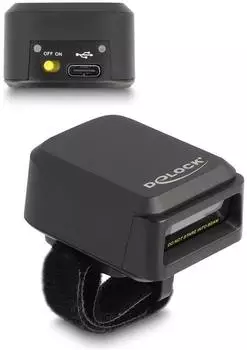 DeLock Ring-Barcodescanner 1D/2D 2,4GHz/Bluetooth (90607)