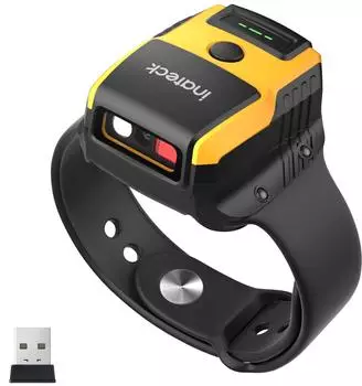 Inateck PBS005 Barcode-Scanner 2D Bluetooth, Ringscanner (PBS005_BLACK)