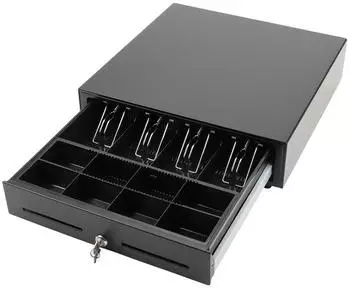 Olympia Kassenlade LD 410AT Magic Touch automatisch, schwarz/silber