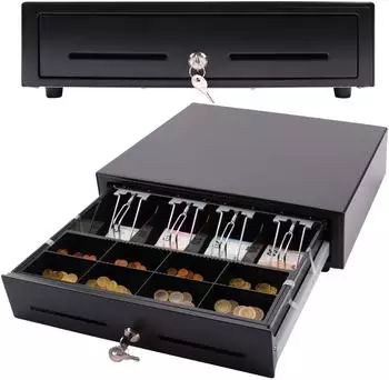 Olympia LD 410A Kassenschublade elektrisch, RJ11/12, schwarz (947990032)