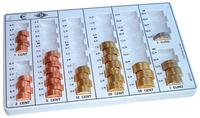 WEDO Ersatz-M&uuml;nzeinsatz, M&uuml;nzgeldkapazit&auml;t: 125,75 EUR