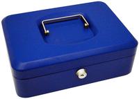 pavo Geldkassette, blau, Ma&szlig;e: (B)250 x (T)180 x (H)90 mm
