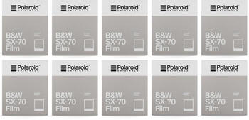 Polaroid Originals SX-70 B&W 10x